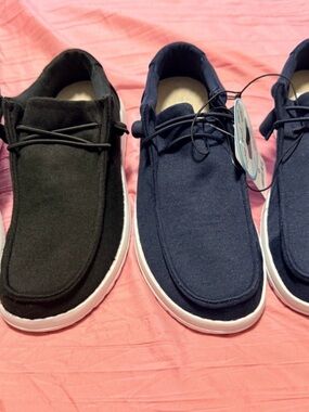 32* Degree Heat Cool Navy and Black 2pairs Cushion Boat Shoe - HeatCool Comfort